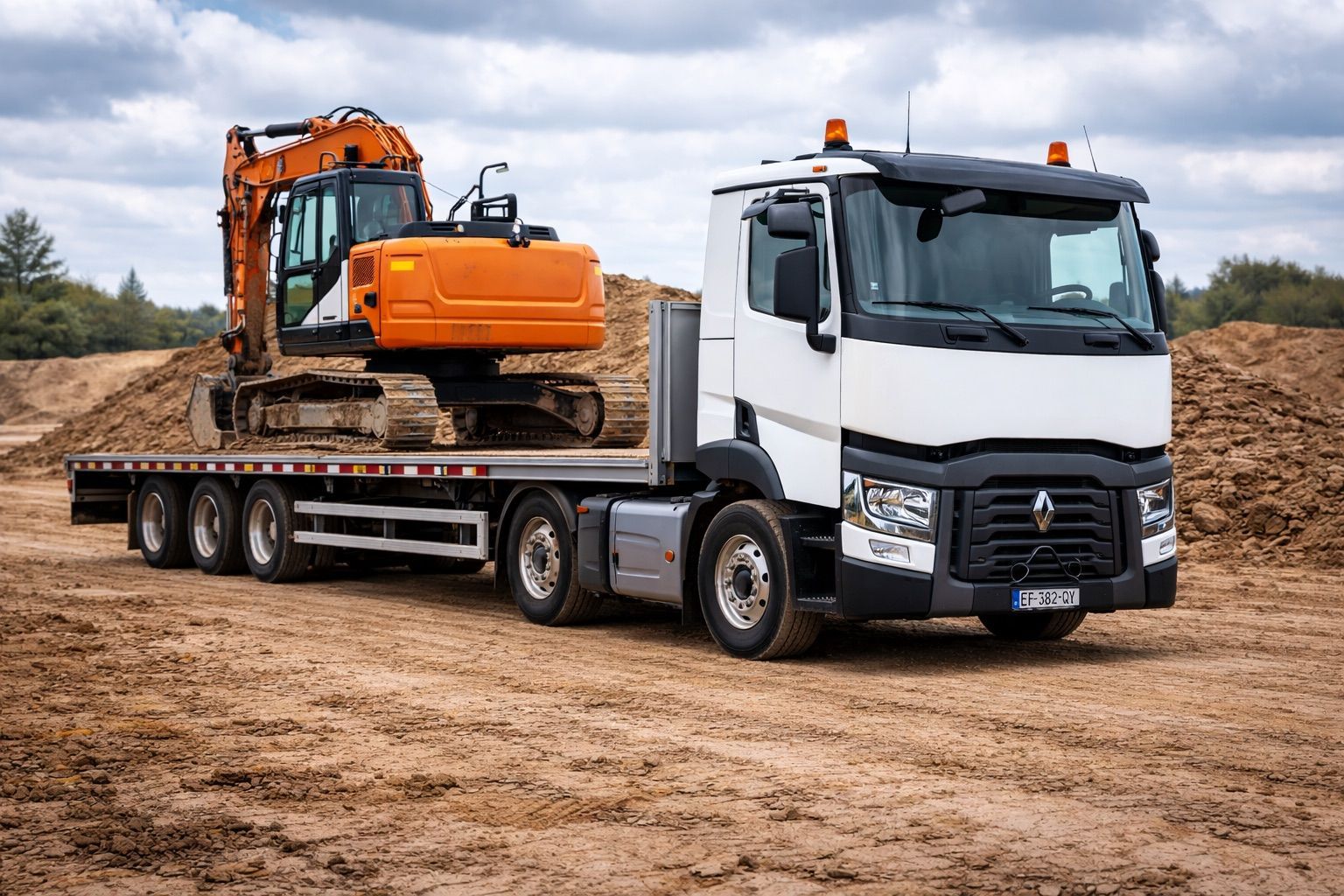 Transfert d'engins TP